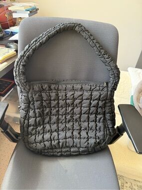 wild fable Quilted Puffer Shoulder Bag - Black